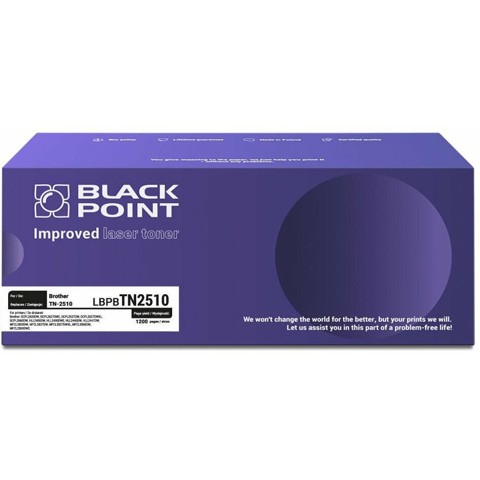 BLACK POINT Toner Black  [LBPBTN2510] Toner